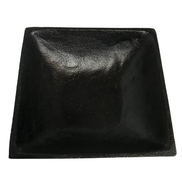 Black Cast Iron Square Bowl 6" x 6" 47 & Main - Picture 3 of 7